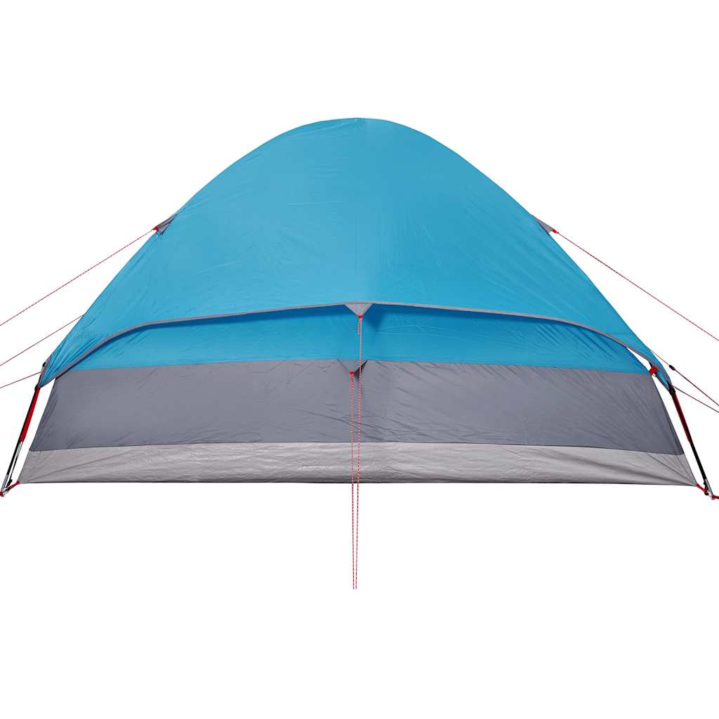 vidaXL Camping Tent Dome 4-Person Blue Waterproof - 44091