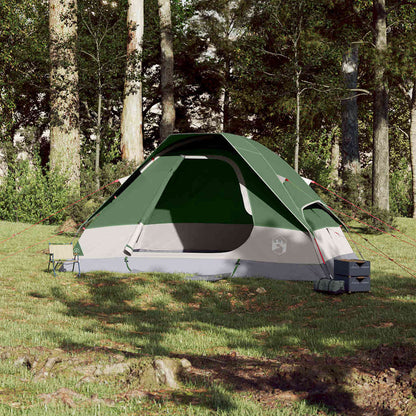 vidaXL Family Tent Dome 6-Person Green Waterproof - 44119