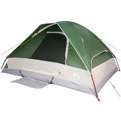 vidaXL Family Tent Dome 6-Person Green Waterproof - 44119
