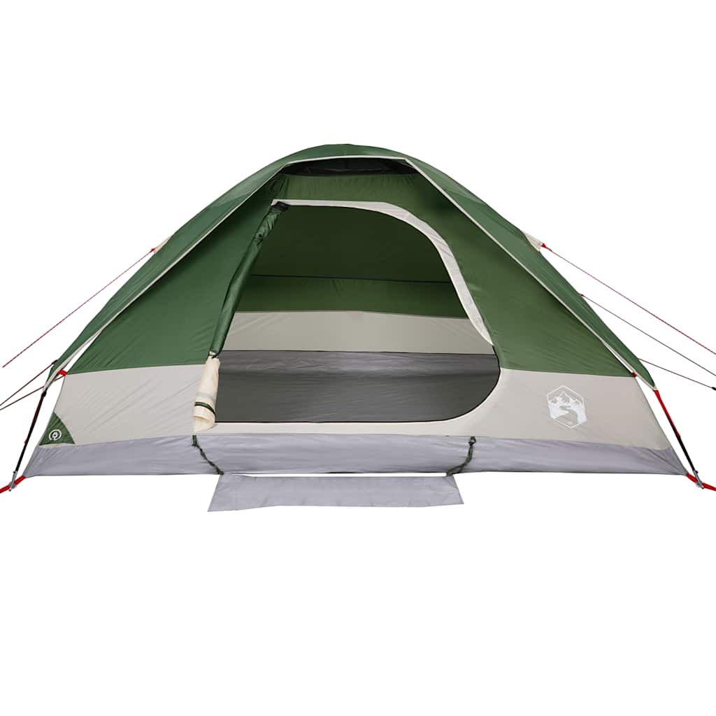 vidaXL Family Tent Dome 6-Person Green Waterproof - 44119