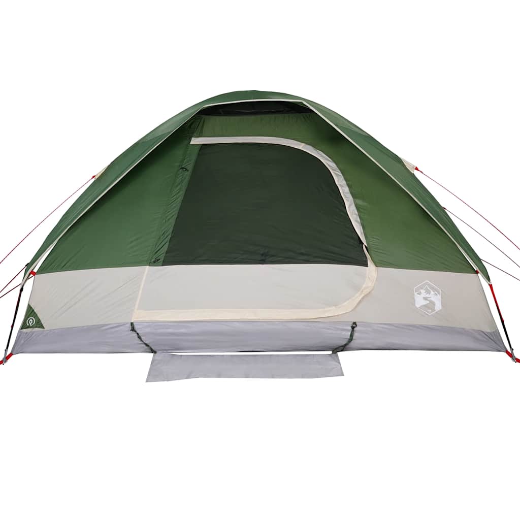 vidaXL Family Tent Dome 6-Person Green Waterproof - 44119