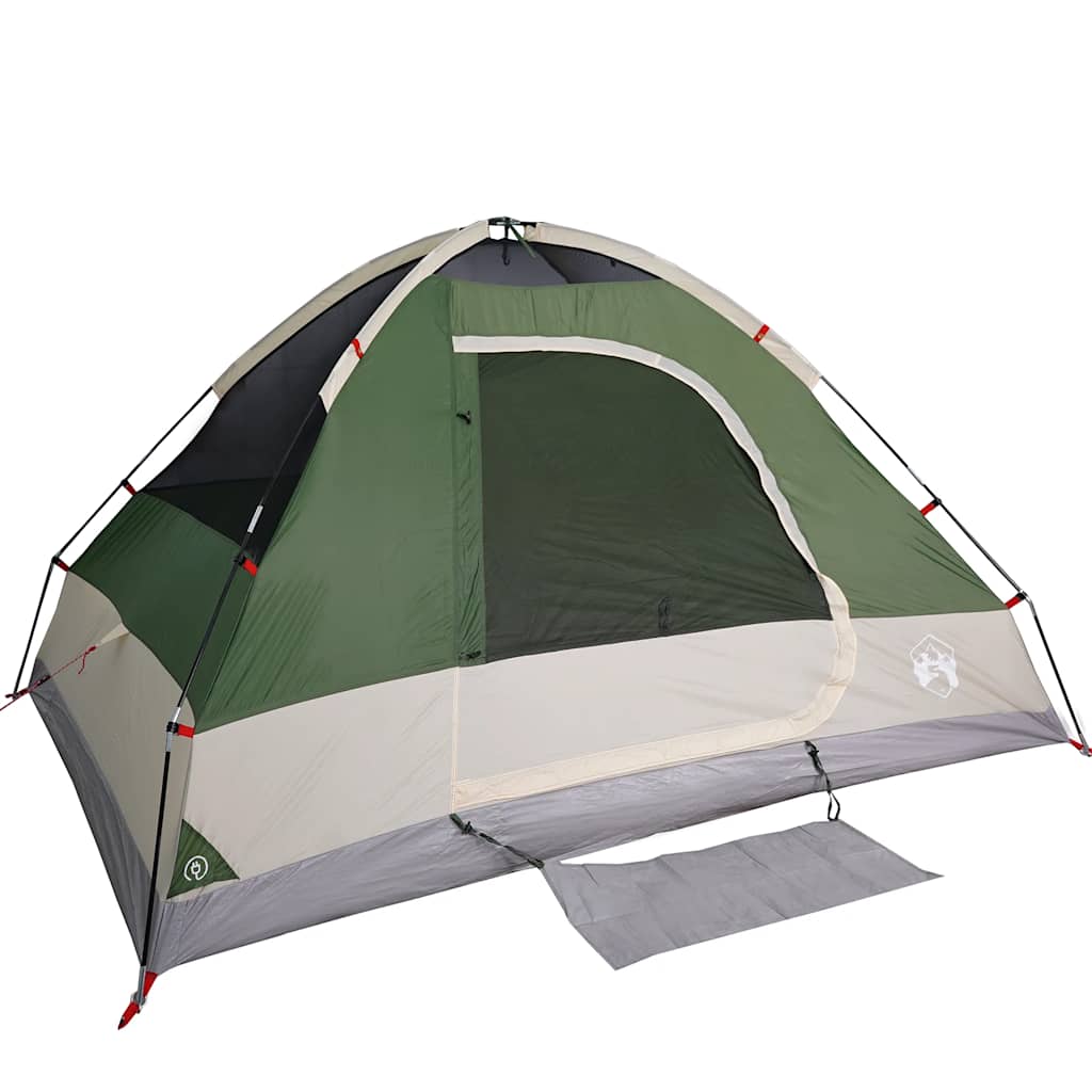 vidaXL Family Tent Dome 6-Person Green Waterproof - 44119