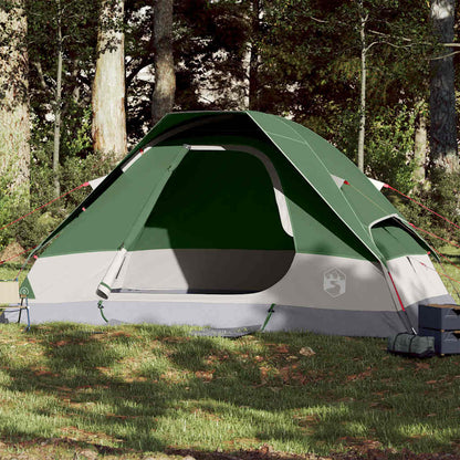 vidaXL Family Tent Dome 6-Person Green Waterproof - 44119
