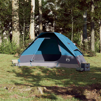vidaXL Family Tent Dome 6-Person Blue Waterproof - 44121