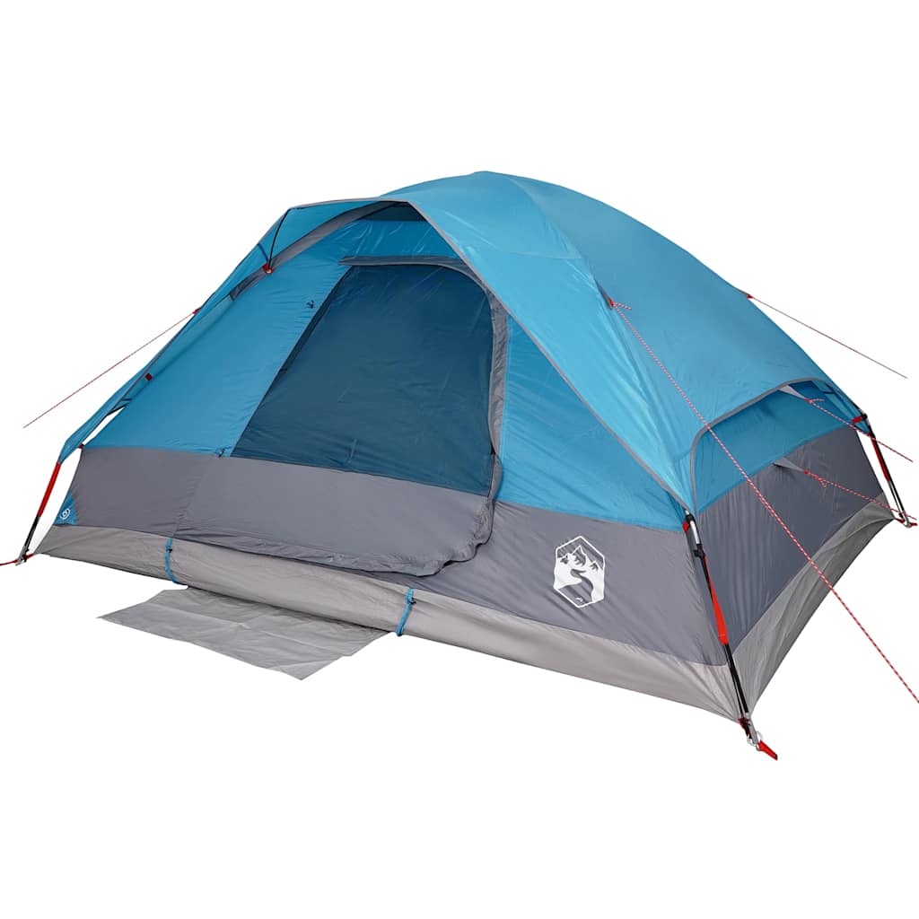 vidaXL Family Tent Dome 6-Person Blue Waterproof - 44121