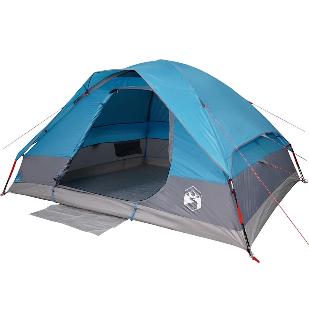 vidaXL Family Tent Dome 6-Person Blue Waterproof - 44121