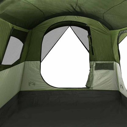 vidaXL Family Tent Tunnel 8-Person Green Waterproof - 44126