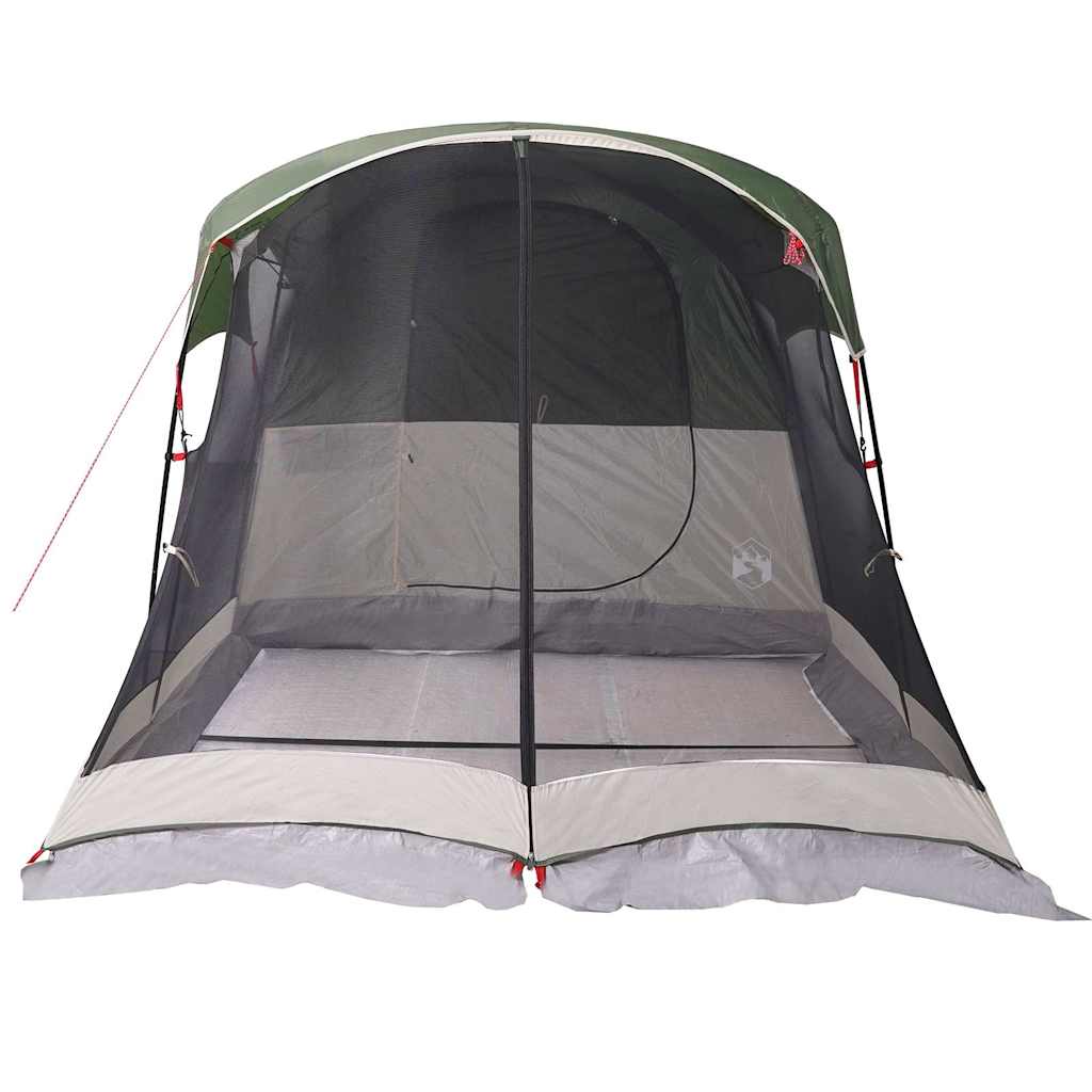 vidaXL Family Tent Tunnel 8-Person Green Waterproof - 44126