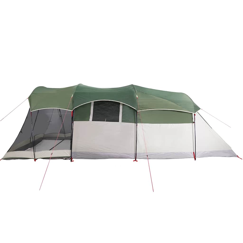 vidaXL Family Tent Tunnel 8-Person Green Waterproof - 44126