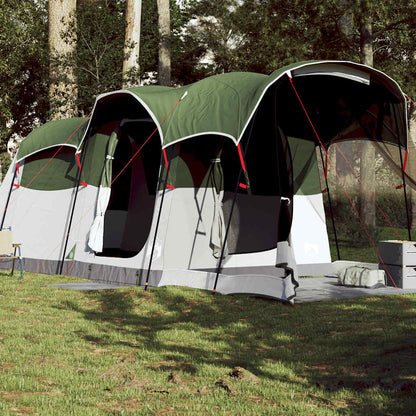 vidaXL Family Tent Tunnel 8-Person Green Waterproof - 44126