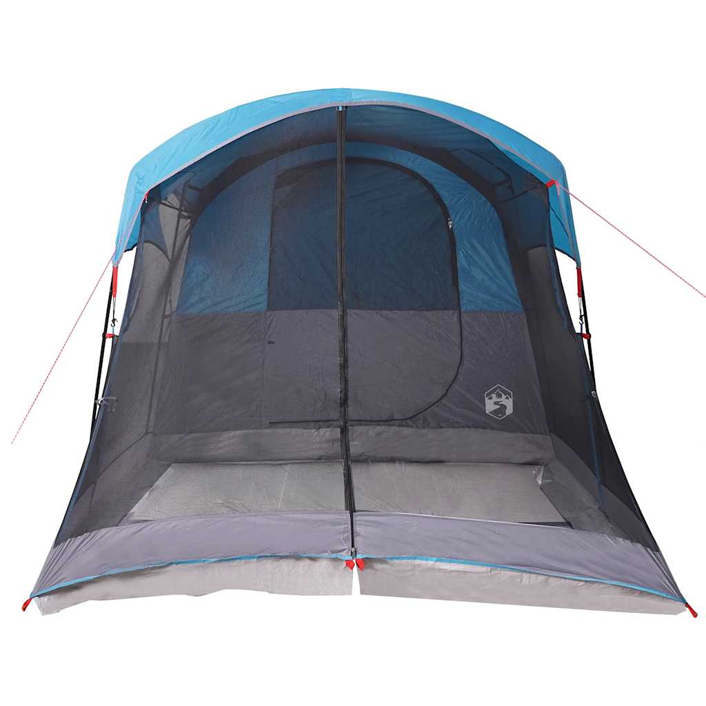 vidaXL Family Tent Tunnel 8-Person Blue Waterproof - 44129
