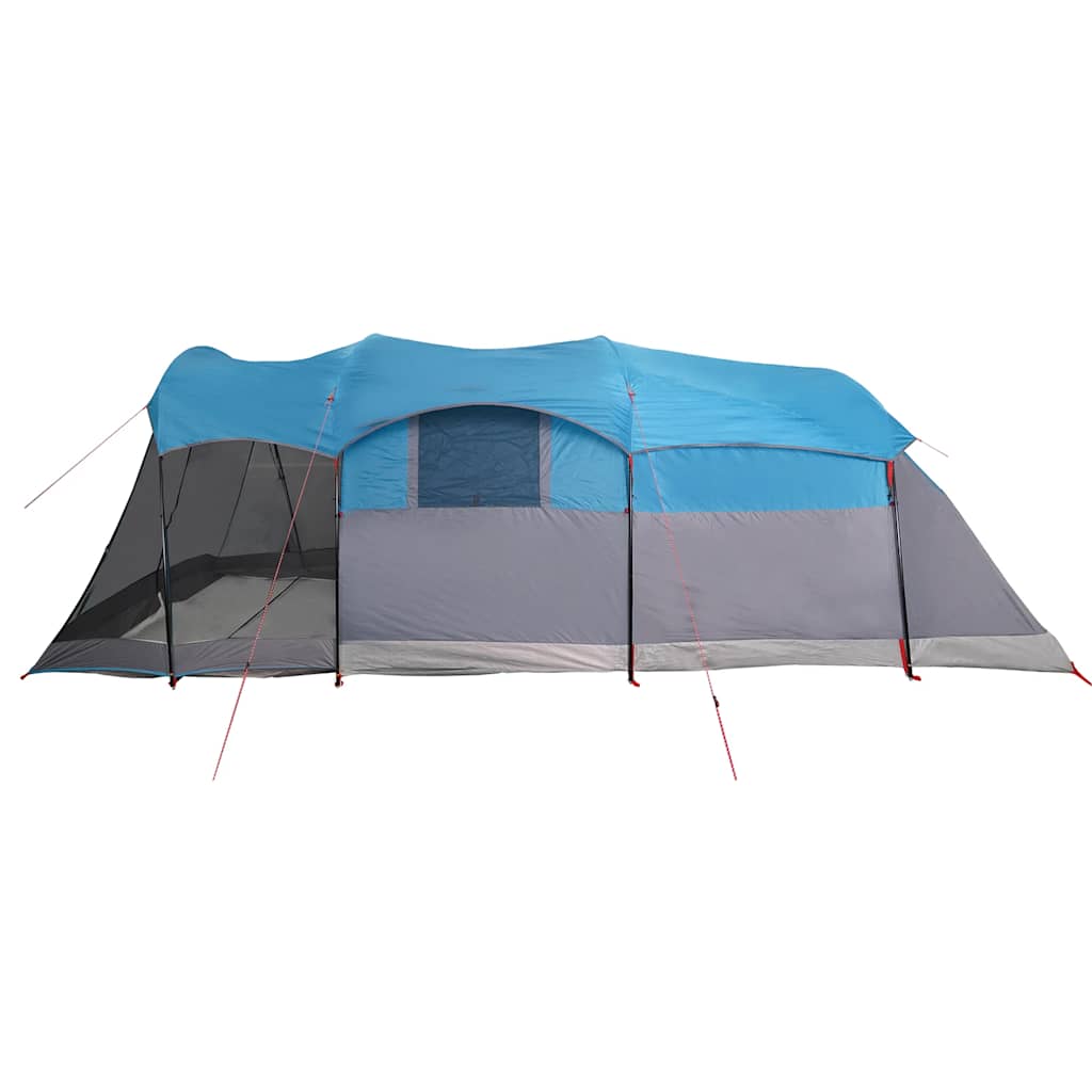 vidaXL Family Tent Tunnel 8-Person Blue Waterproof - 44129