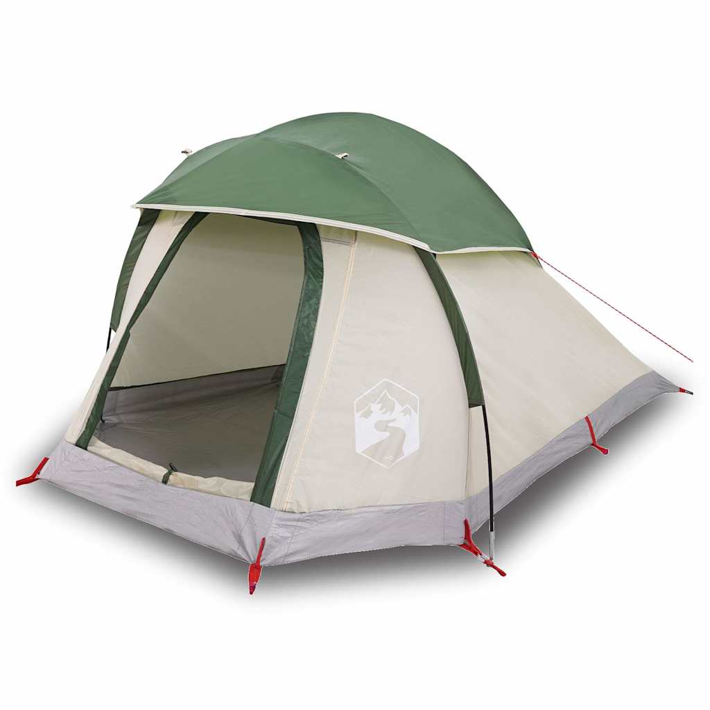 vidaXL Camping Tent Dome 1-Person Green Waterproof - 44139