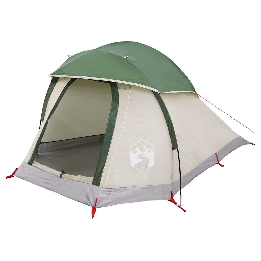 vidaXL Camping Tent Dome 1-Person Green Waterproof - 44139