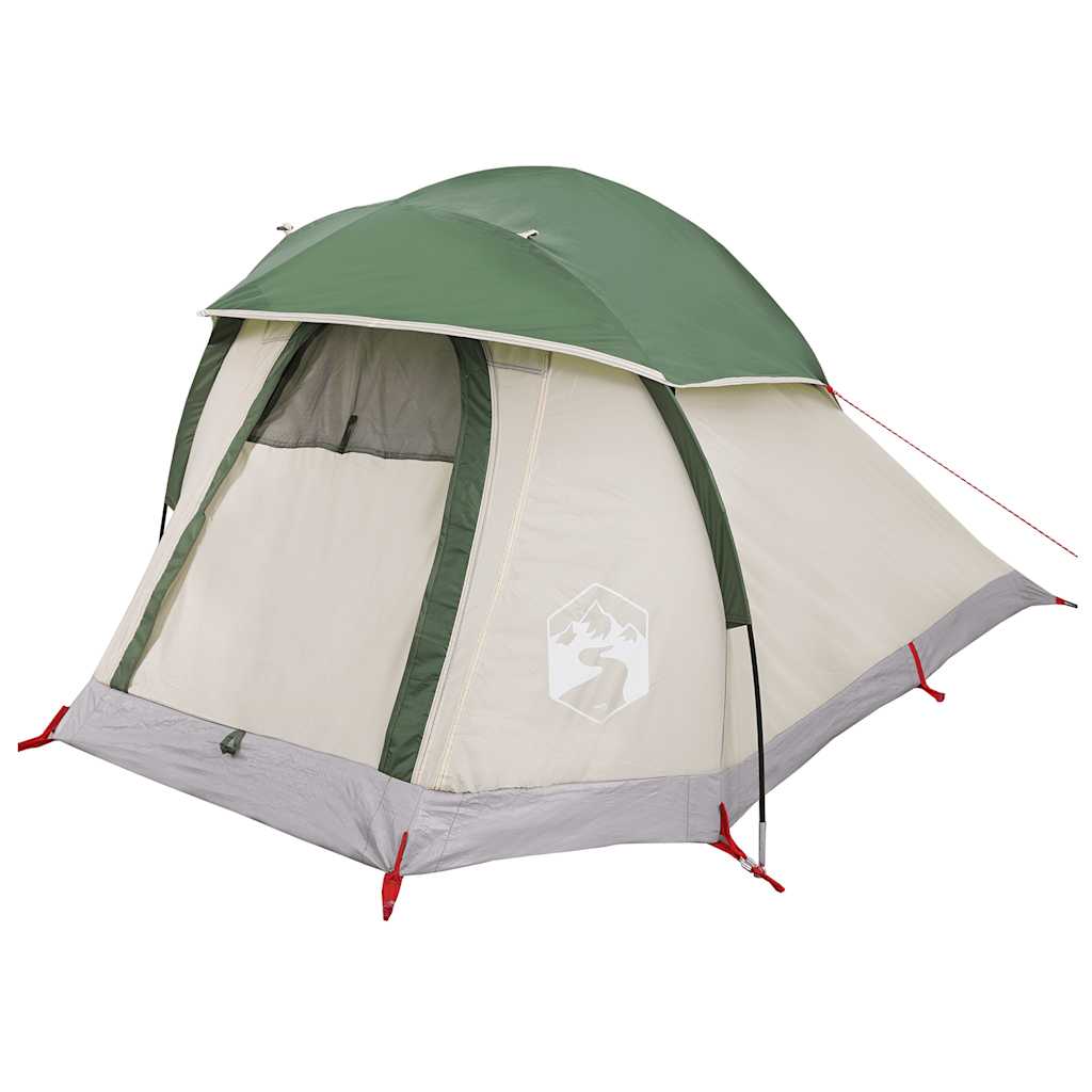 vidaXL Camping Tent Dome 1-Person Green Waterproof - 44139