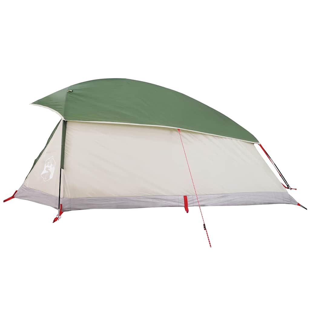 vidaXL Camping Tent Dome 1-Person Green Waterproof - 44139
