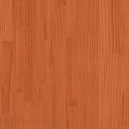 vidaXL Picnic Table Wax Brown 105x134x75 cm Solid Wood Pine