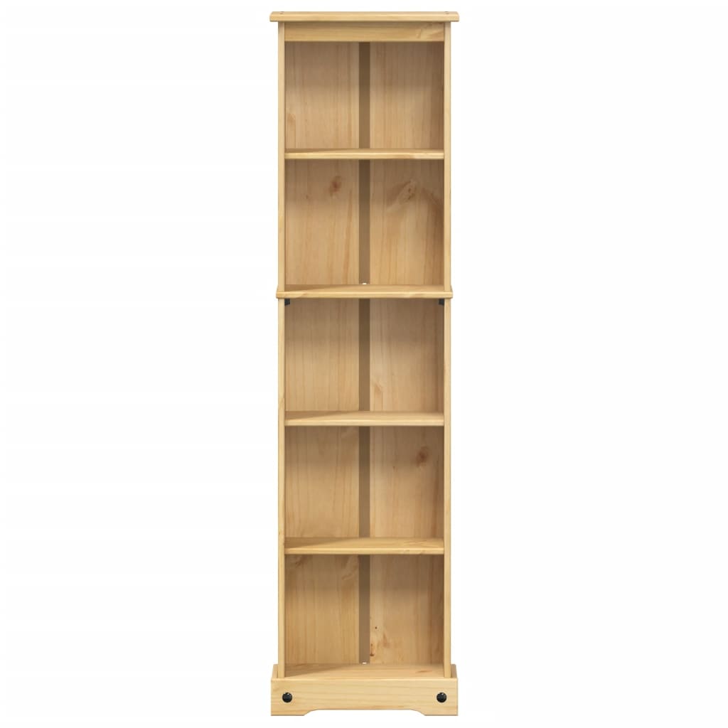 vidaXL Bookcase Corona 46x20x170 cm Solid Wood Pine - Brown