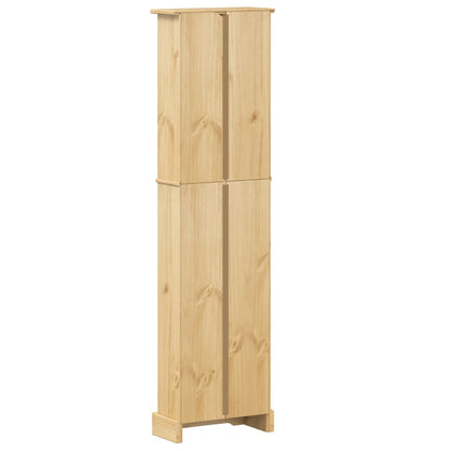 vidaXL Bookcase Corona 46x20x170 cm Solid Wood Pine - Brown