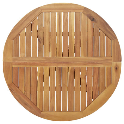 vidaXL Garden Table Round Ø85x75 cm Solid Wood Acacia - Brown