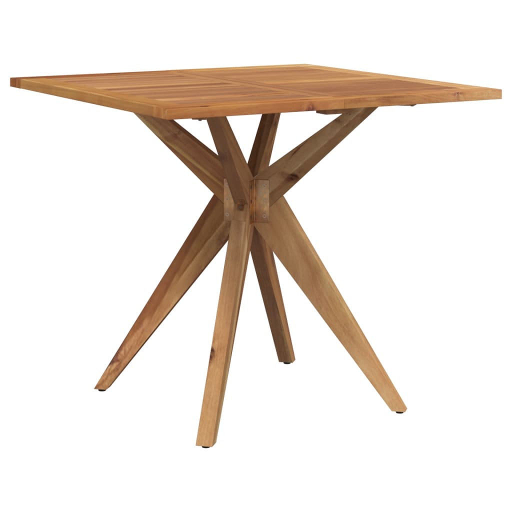 vidaXL Garden Table Square 85x85x75 cm Solid Wood Acacia - Brown