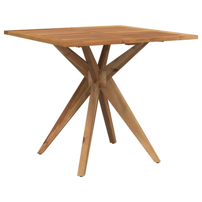 vidaXL Garden Table Square 85x85x75 cm Solid Wood Acacia - Brown