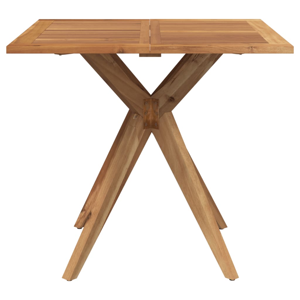 vidaXL Garden Table Square 85x85x75 cm Solid Wood Acacia - Brown