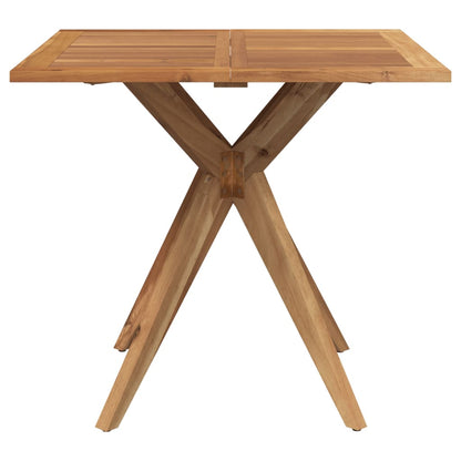 vidaXL Garden Table Square 85x85x75 cm Solid Wood Acacia - Brown