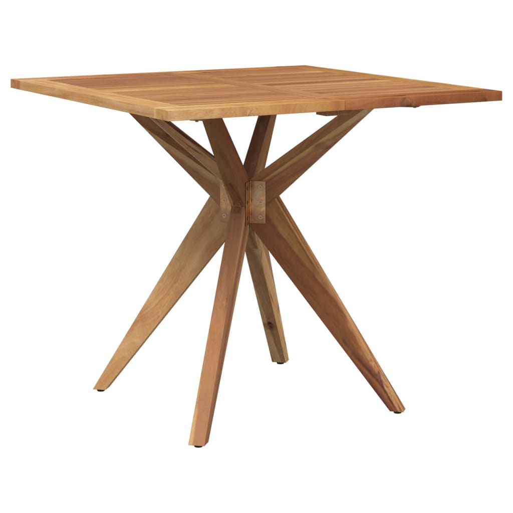 vidaXL Garden Table Square 85x85x75 cm Solid Wood Acacia - Brown