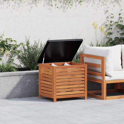 vidaXL Garden Storage Box 60x50x55 cm Solid Wood Eucalyptus - Brown