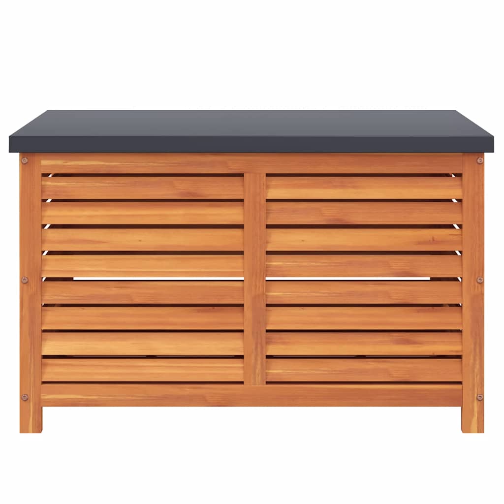 vidaXL Garden Storage Box 90x48x55 cm Solid Wood Eucalyptus - Brown