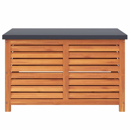 vidaXL Garden Storage Box 90x48x55 cm Solid Wood Eucalyptus - Brown