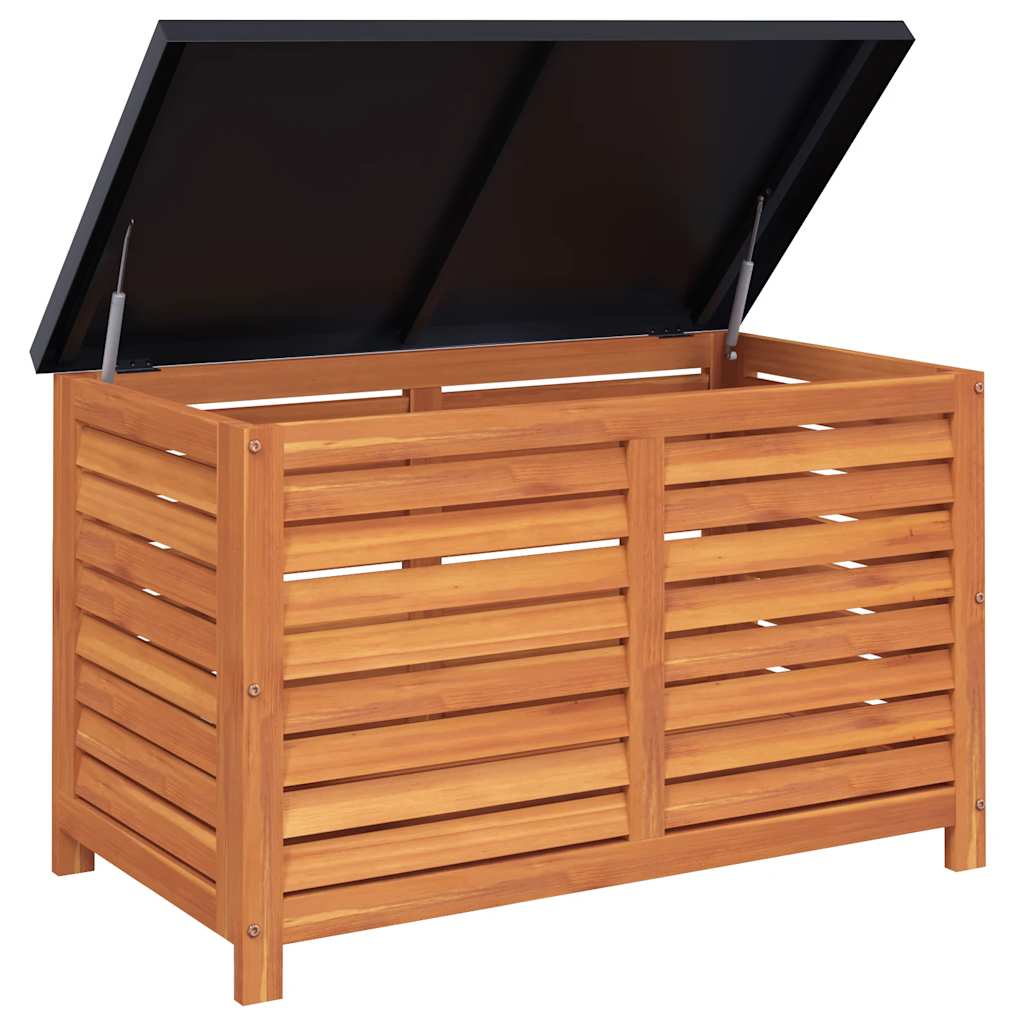 vidaXL Garden Storage Box 90x48x55 cm Solid Wood Eucalyptus - Brown
