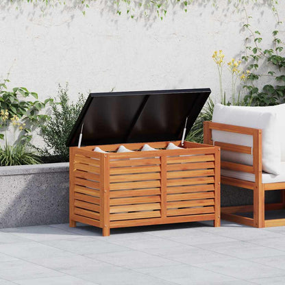 vidaXL Garden Storage Box 90x48x55 cm Solid Wood Eucalyptus - Brown