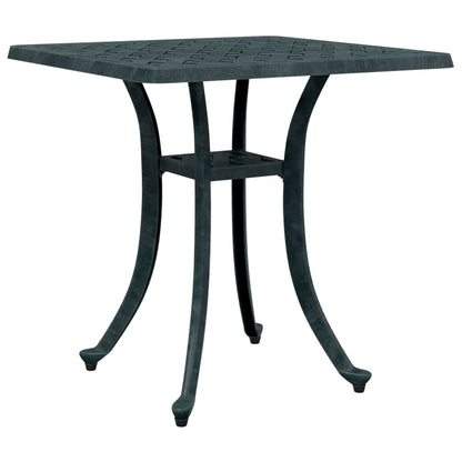 vidaXL Garden Table Green 53x53x53 cm Cast Aluminium - 26094