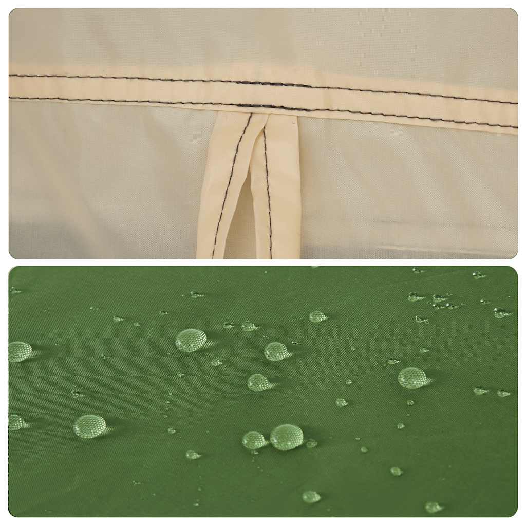 vidaXL Family Tent Cabin 7-Person Green Quick Release