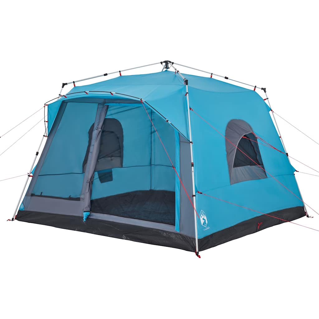 vidaXL Family Tent Cabin 7-Person Blue Quick Release