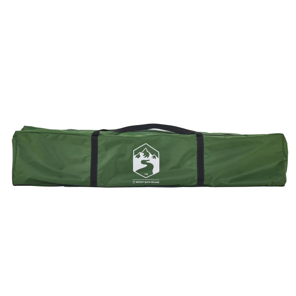 vidaXL Camping Tent Dome 3-Person Green Quick Release - 36405