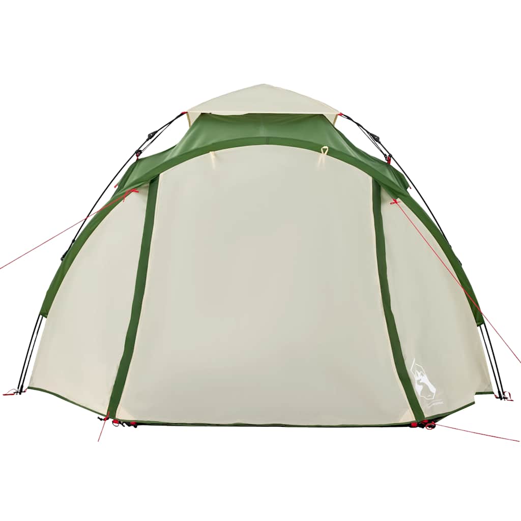 vidaXL Camping Tent Dome 3-Person Green Quick Release - 36426
