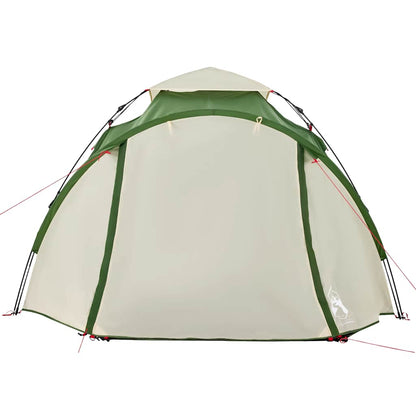 vidaXL Camping Tent Dome 3-Person Green Quick Release - 36426