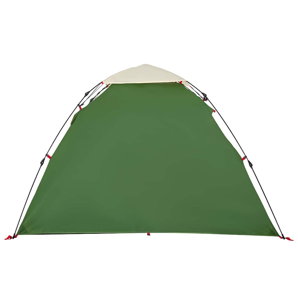 vidaXL Camping Tent Dome 3-Person Green Quick Release - 36426