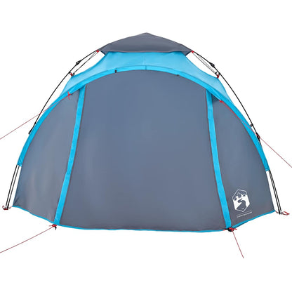 vidaXL Camping Tent Dome 3-Person Blue Quick Release - 36427