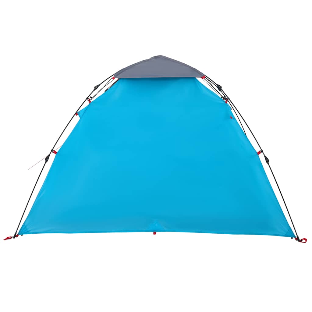 vidaXL Camping Tent Dome 3-Person Blue Quick Release - 36427