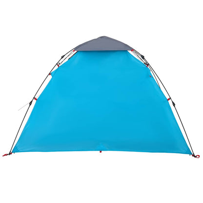 vidaXL Camping Tent Dome 3-Person Blue Quick Release - 36427