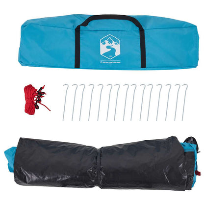 vidaXL Camping Tent Dome 3-Person Blue Quick Release - 36427