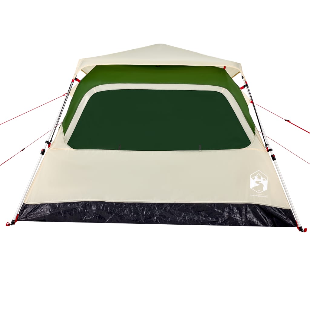 vidaXL Camping Tent Dome 4-Person Green Quick Release - 36433