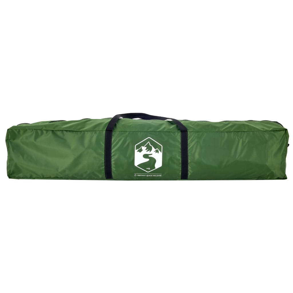 vidaXL Camping Tent Dome 4-Person Green Quick Release - 36433