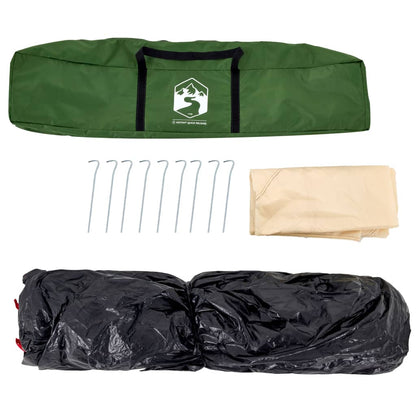 vidaXL Camping Tent Dome 4-Person Green Quick Release - 36433