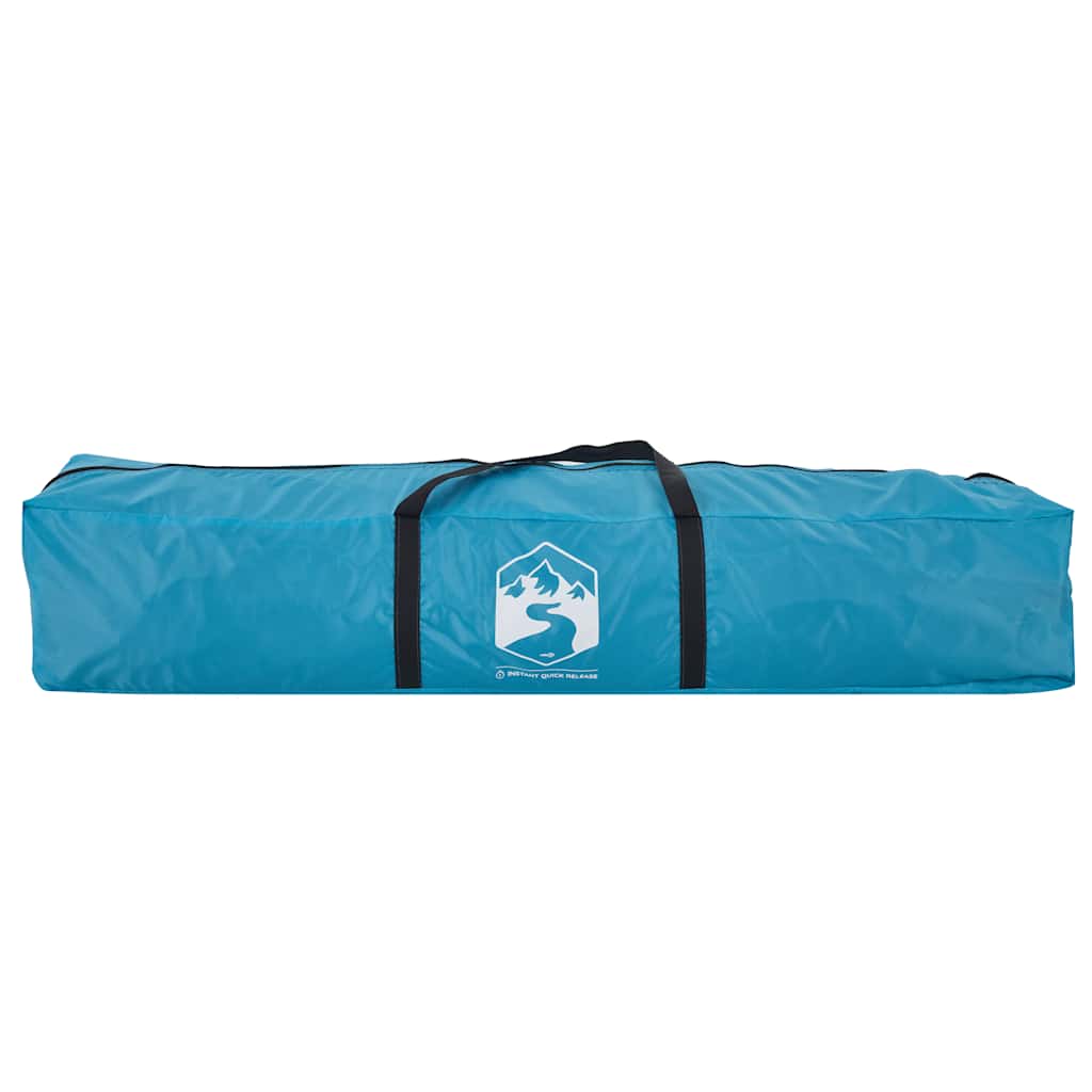 vidaXL Camping Tent Dome 4-Person Blue Quick Release - 36444
