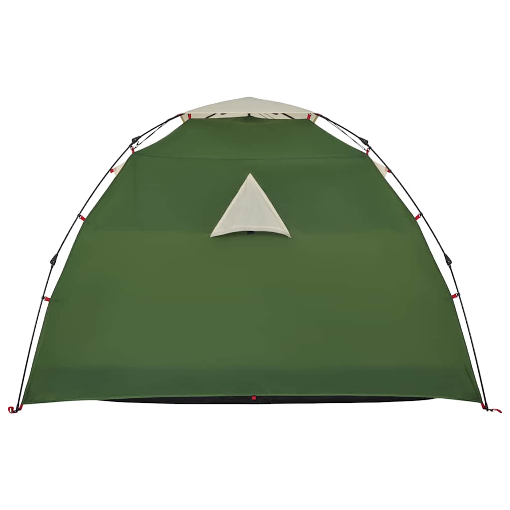 vidaXL Camping Tent Dome 4-Person Green Quick Release - 36451
